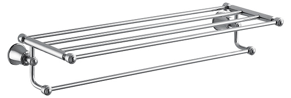 Полка для полотенец Cezares Liberty, хром (CZR-F-8980)