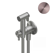 [НЕСТАНДАРТ] Гигиенический душ Quadro design Complements, золото розовое PVD (ID026 OR)