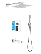 AQ1673CR ЛИБРА Set 4 в 1 душевой комплект 3 режима