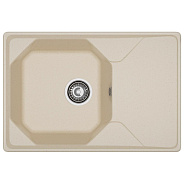 Кухонная мойка GranFest UNIQUE 740L, кашемир