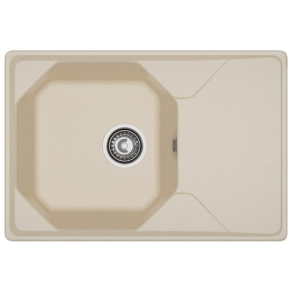 Кухонная мойка GranFest UNIQUE 740L, кашемир