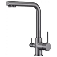 Смеситель для кухни Grocenberg GB40551BG, графит