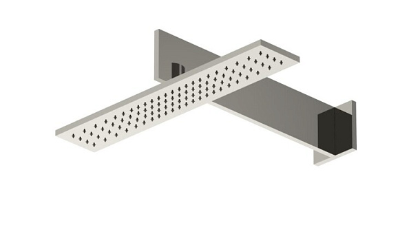 Верхний душ Fantini O-XY, 450х85, Polished Nickel PVD (49 95 8141)