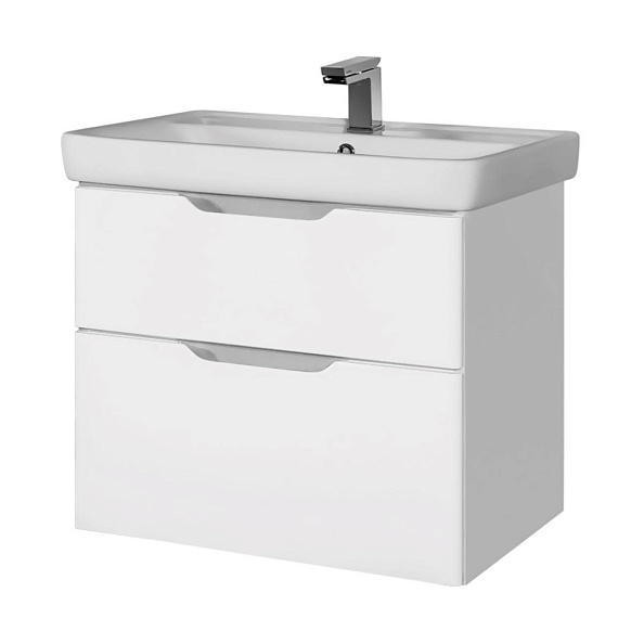 Тумба под раковину подвесная Dreja Q 80 см, белый
