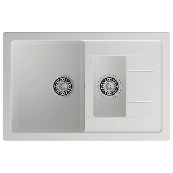 Кухонная мойка GranFest QUADRO 775KL, иней