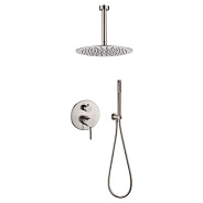 Душевая система встраиваемая (без излива) Grocenberg GB5099NK-4, никель