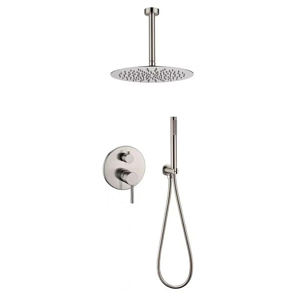 Душевая система встраиваемая (без излива) Grocenberg GB5099NK-4, никель