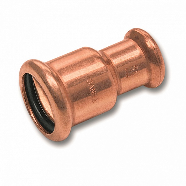 Пресс-фитинг Sanha 6240, муфта редукционная ВПр-ВПр переходная 18x15 ...