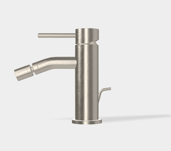 Смеситель для биде Fima Carlo Frattini Spillo Up, брашированный никель (F3032XSSN)