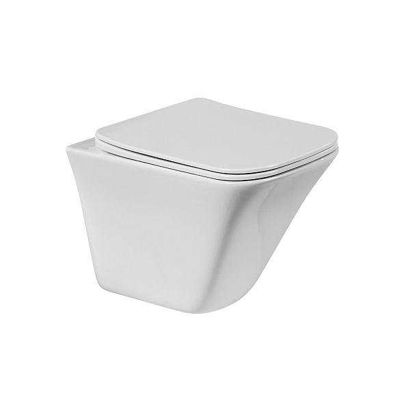 Чаша подвесного унитаза BelBagno Marmi, белый (BB052CHR)