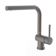 Смеситель Splenka S205.40.09 для кухни Г-образный поворотный излив, графит