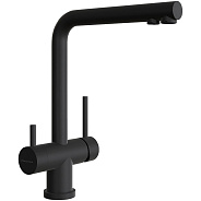 Смеситель для кухни с подключением фильтра Florentina АРЕС 333.19H.2123.501, нуар