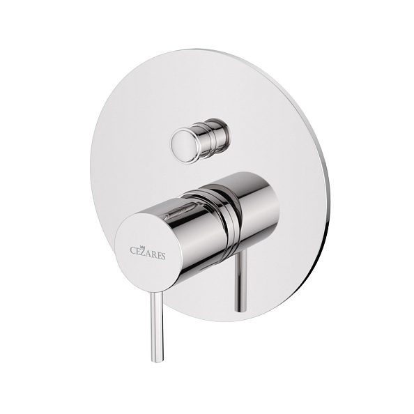 Встраиваемый смеситель Cezares Leaf, хром (LEAF-VDIM-L-01)