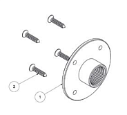 Комплект креплений Almar для изделий панели №2,3,4 (E003153)