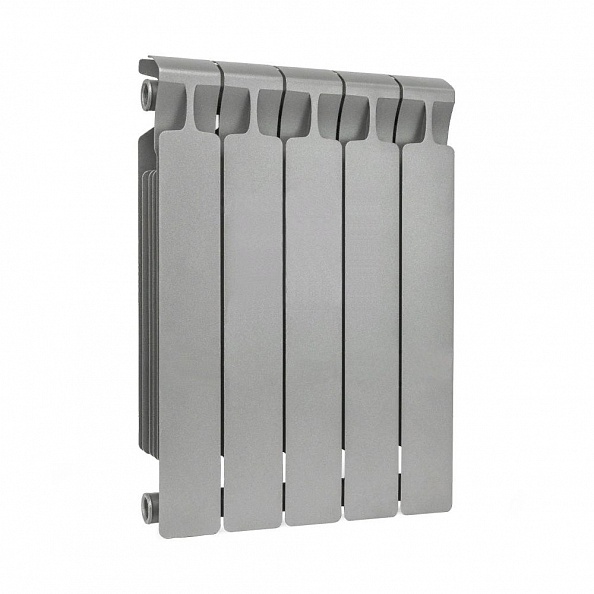 Биметаллический радиатор Rifar Monolit 500, 12 секций Титан, боковое подключение