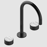 Смеситель для раковины THG Yoko Ice, Black ceram (G7T D30 151)