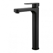 Cмеситель для раковины высокий FILARETE Retta FL6030BL, черный