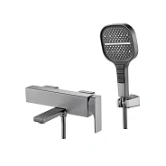 Смеситель для ванны Rose R1002T, оружейная сталь