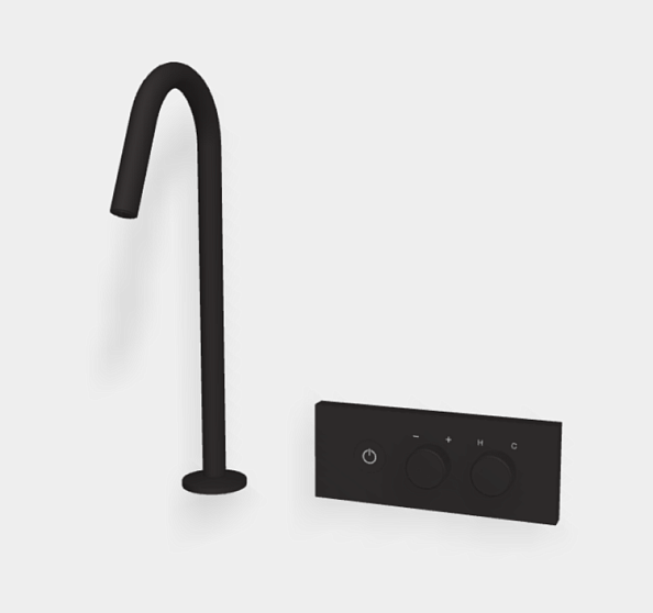 Смеситель для раковины Fima Carlo Frattini Switch ON, черный матовый (F5951CNS)