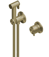 Гигиенический душ Quadro design Complements, золото светлое (ID023.00 OC)