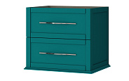 База под раковину Cezares Tiffany 600х460х550, Blu Petrolio (54947)