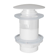 Донный клапан для раковины с переливом Knotlor BM9011WY, белый