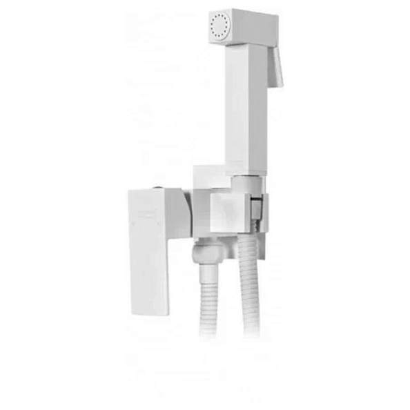 Гигиенический душ со смесителем встраиваемый Grocenberg GB002W, белый