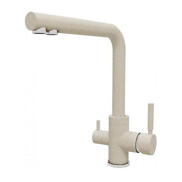 Смеситель для кухни с подключением фильтра Dr. Gans Акцент 339.06H.2123.402, дюна