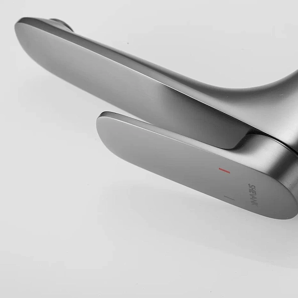 Смеситель для раковины Shevanik S8511T, оружейная сталь