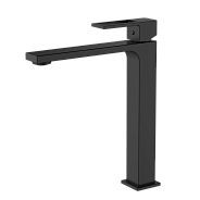 Смеситель для раковины высокий DQ Dortmund черный (DA1712005)