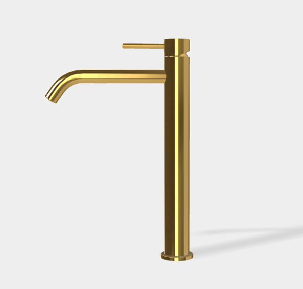 Смеситель для раковины Fima Carlo Frattini Spillo Up, золото (F3031/HXSOR)