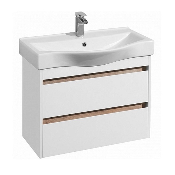 1A2489K0NT010 Набор Aquaton: 1A248901NT010 Тумба-умывальник Нортон 80/ 1WH302422 раковина Беверли 80