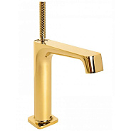 Смеситель для раковины Hansberge H1090GO, золото