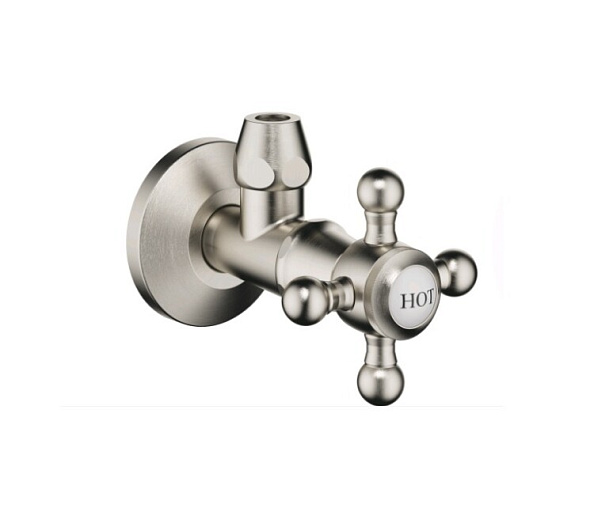 Вентиль Dornbracht Madison, угловой, 1/2", HOT, платина матовая (22.900.361.06)