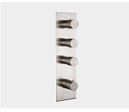 Смеситель для душа Fima Carlo Frattini Spillo Steel, на 3 потребителя, Inox (F3089X3INOX)