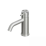Смеситель для раковины Quadro design Source, сталь брашированная (12 01 AS)