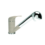 Смеситель для кухни с выдвижным изливом Florentina СИГМА 313.14L.1223.104, бежевый