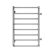 Полотенцесушитель водяной Terminus Евромикс П8 500х800, боковое подключение (4670078530158)