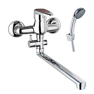 Смеситель для ванны FASHUN A2150RED, хром/красный