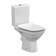 Унитаз компакт Cersanit  CARINA Clean On 011 3/5 DPL EO slim (S-KO-CAR011-3/5-COn-S-DL-w)