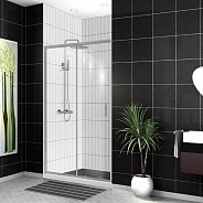 Душевая дверь BelBagno Uno 150x185 см, прямоугольная, хром (UNO-BF-1-150-C-Cr)