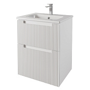 Тумба под раковину подвесная Dreja Euphoria 60 см, белый