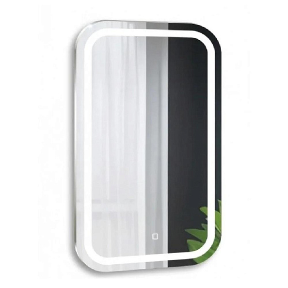 Зеркало Silver Mirrors Malta-Lite 500х700 (открытая подсветка, гор/вер.крепление,сенсорный выкл.)