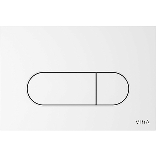 740-2200 Панель смыва Vitra Root Round, белая