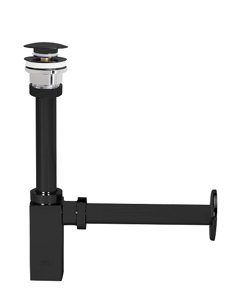 Сифон для раковины E.C.A матовый черный 102119055C1EX