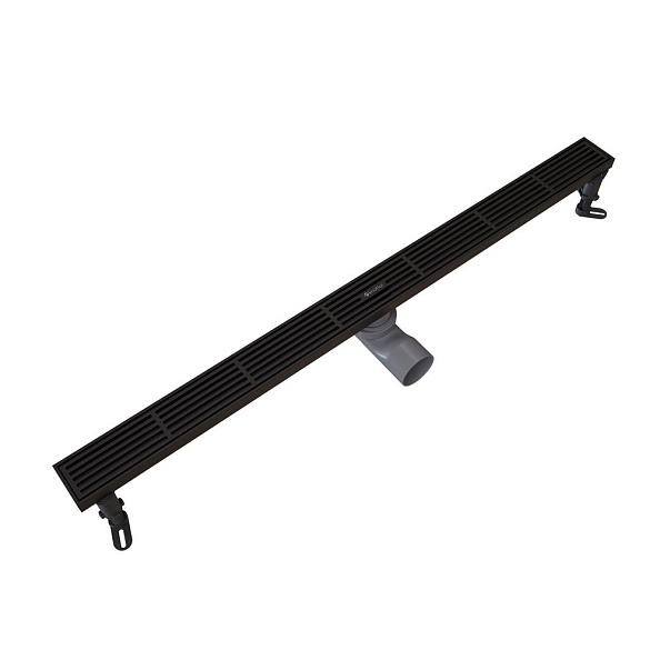 Душевой трап линейный Knotlor SDRW0800LBL, матовый черный
