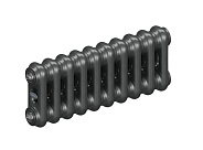 Стальной трубчатый радиатор Rifar Tubog 2018 B1, 10 секций титан, боковое подключение