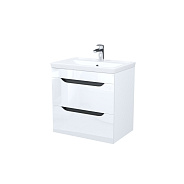 Тумба с умывальником, подвесная, 60 см, белый, Ray, IDDIS, RAY60W0i95K