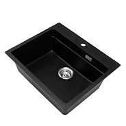 Кухонная мойка Grandex Aqua Comfort 500505, черный металлик