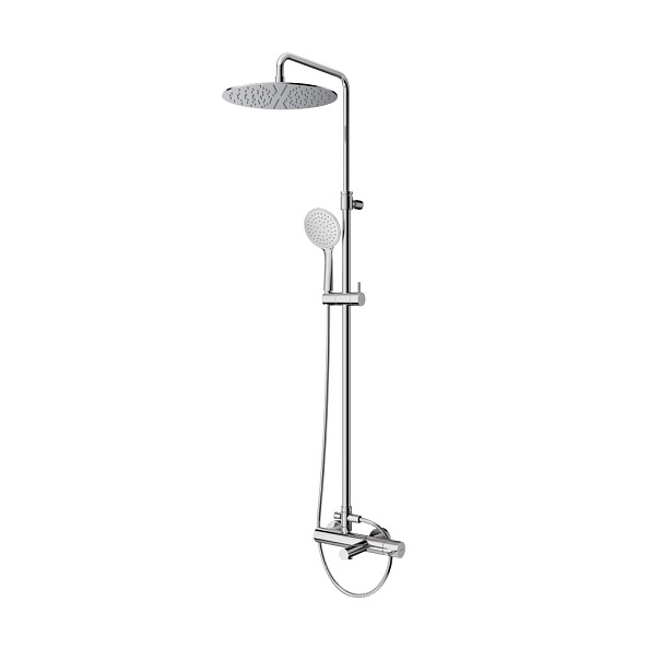 Душевая стойка Cezares Leaf, хром (LEAF-CVDA-30-L-01)